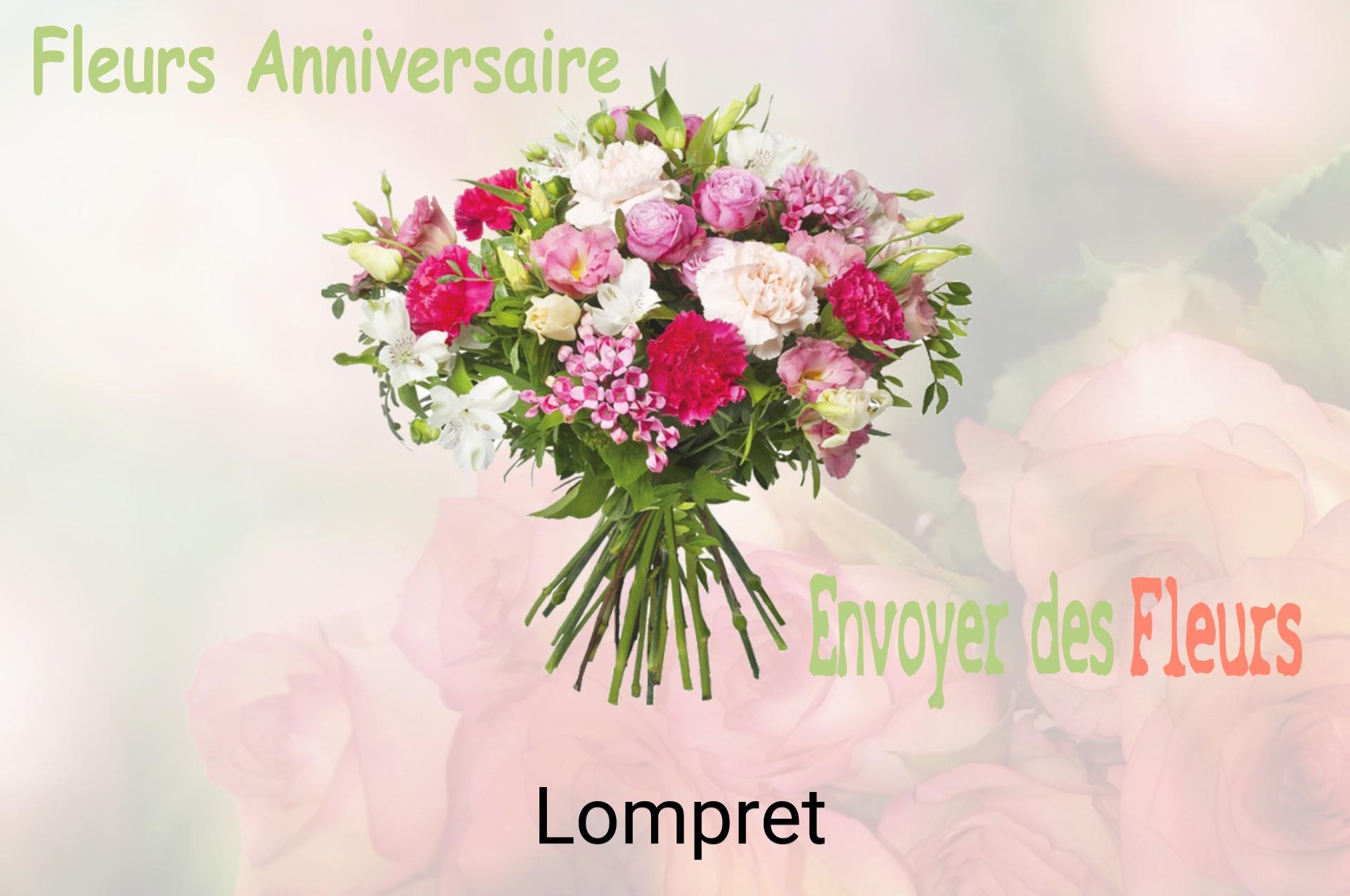 Bouquet de fleurs d’anniversaire livré à Lompret