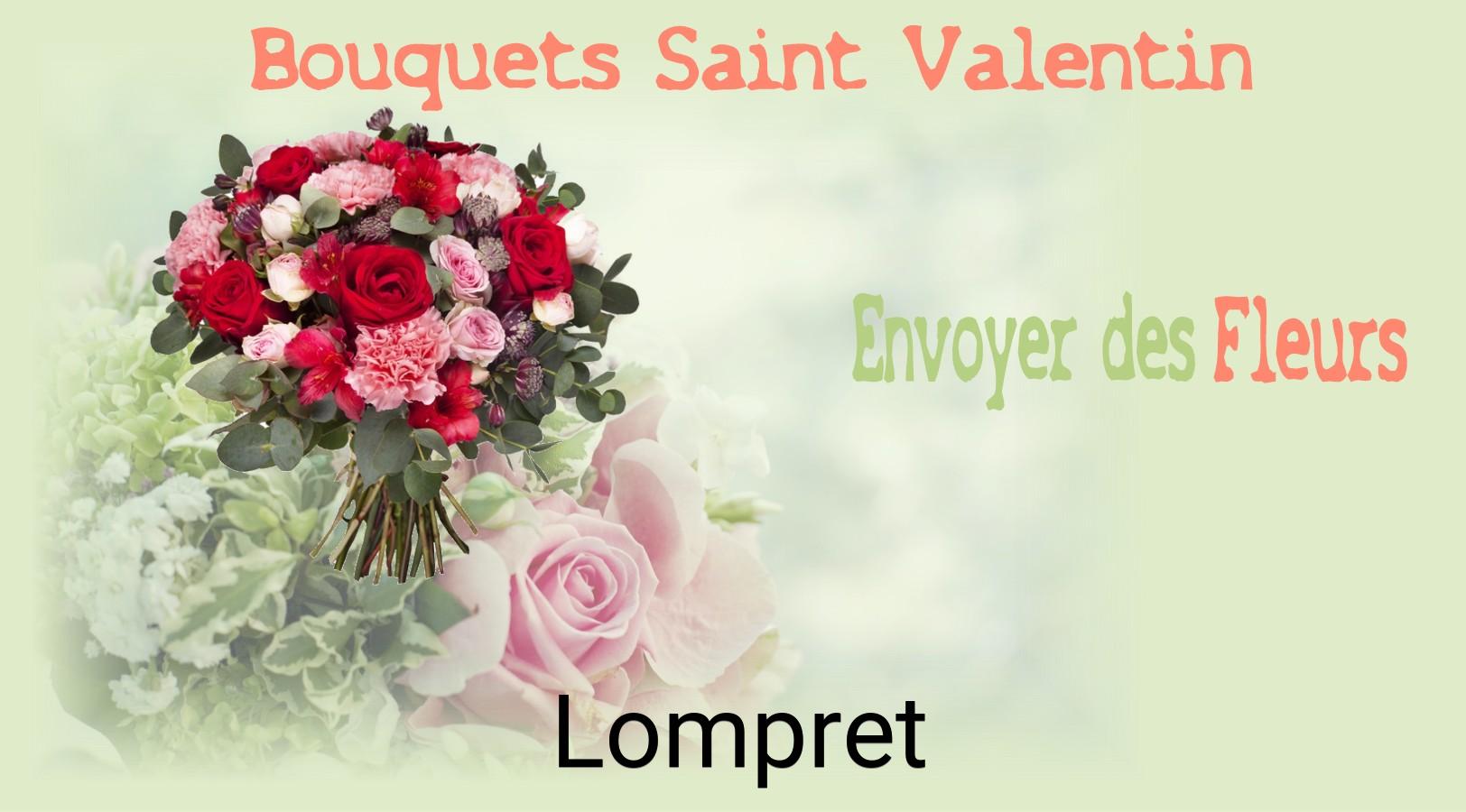 Roses de Saint-Valentin livrées à Lompret